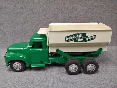 VINTAGE BUDDY L HYDRAULIC DUMPER GRAIN DUMP TRUCK 1950'S