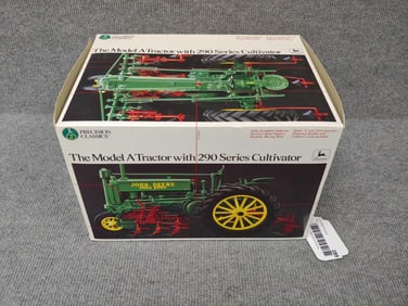 ERTL JOHN DEERE MODEL A TRACTOR W/ 290 SERIES CULTIVATOR NF HD PRECISION CLASSIC NO. 2