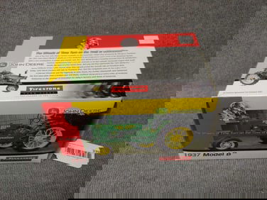 ERTL JOHN DEERE 1937 MODEL B HD NF FIRESTONE WHEELS OF TIME SPECIAL COLLECTOR EDITION LIMITED