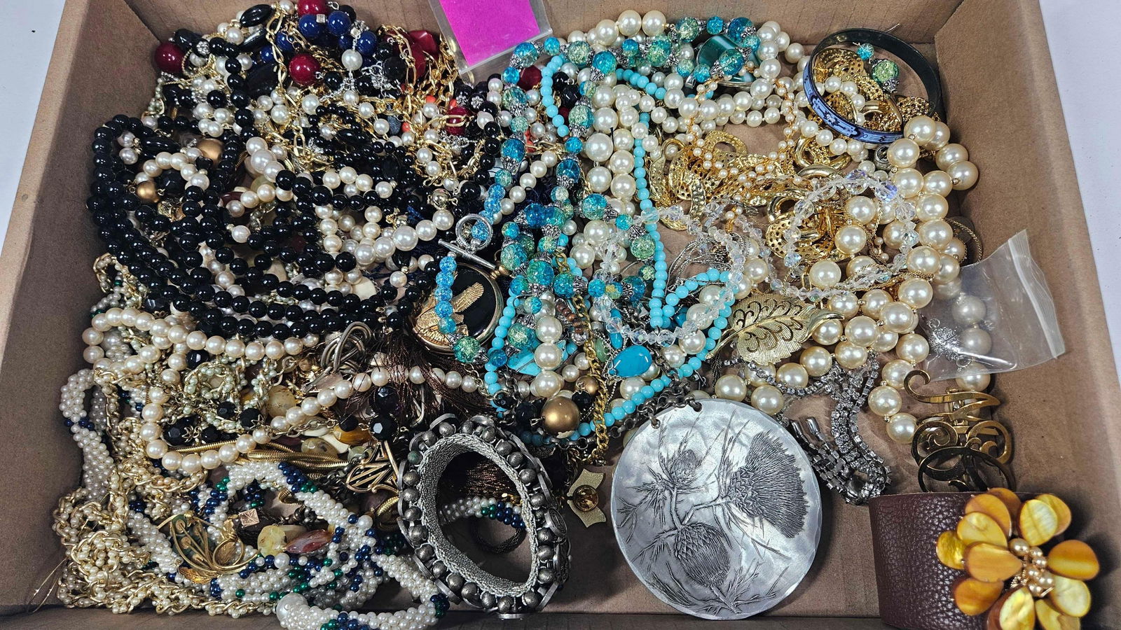ENAMEL JEWELRY, BEADED NECKLACES, BROOCHES, AND MORE (1 of 5)