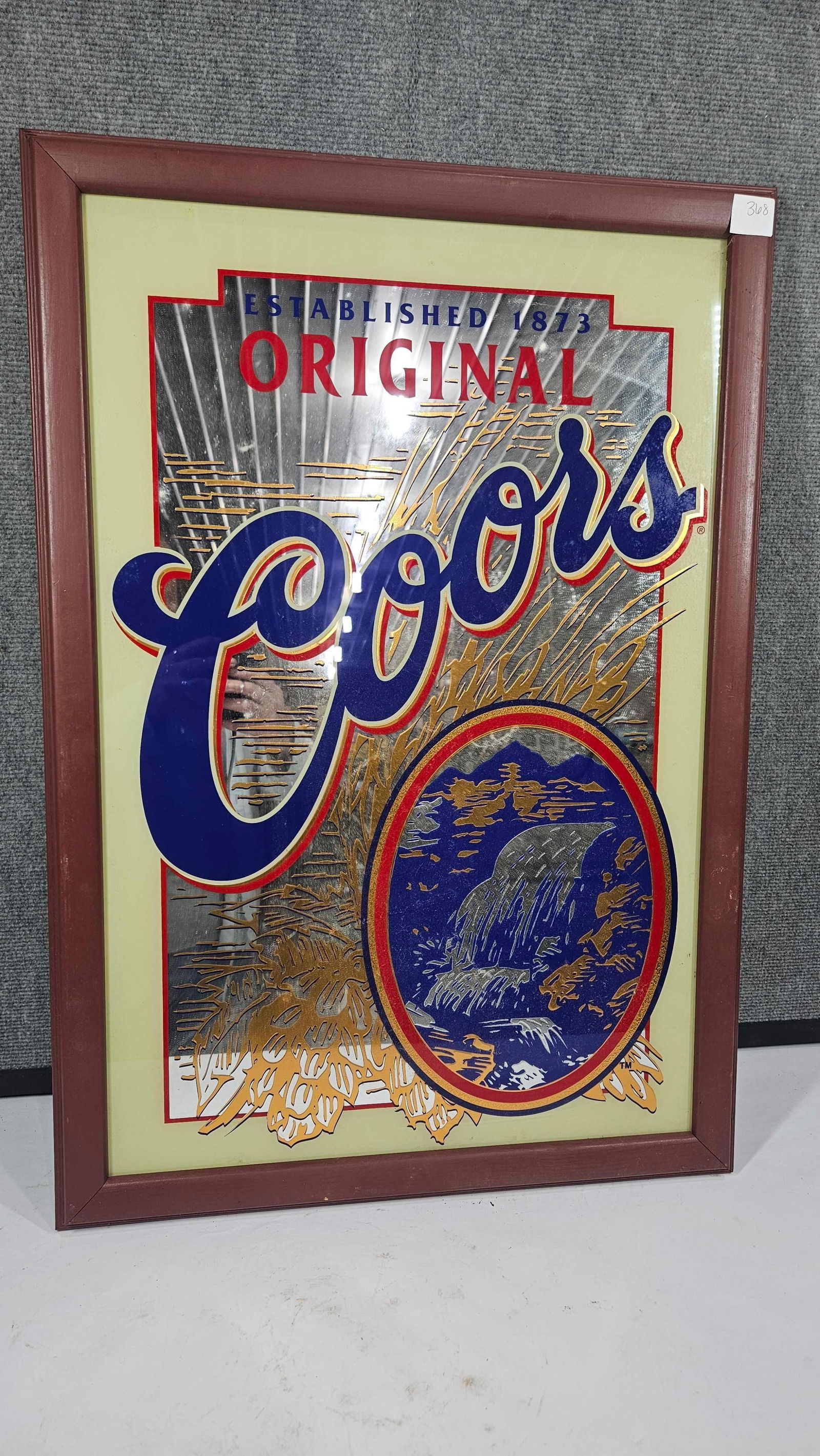 ORIGINAL COORS BEER MIRROR (1 of 3)
