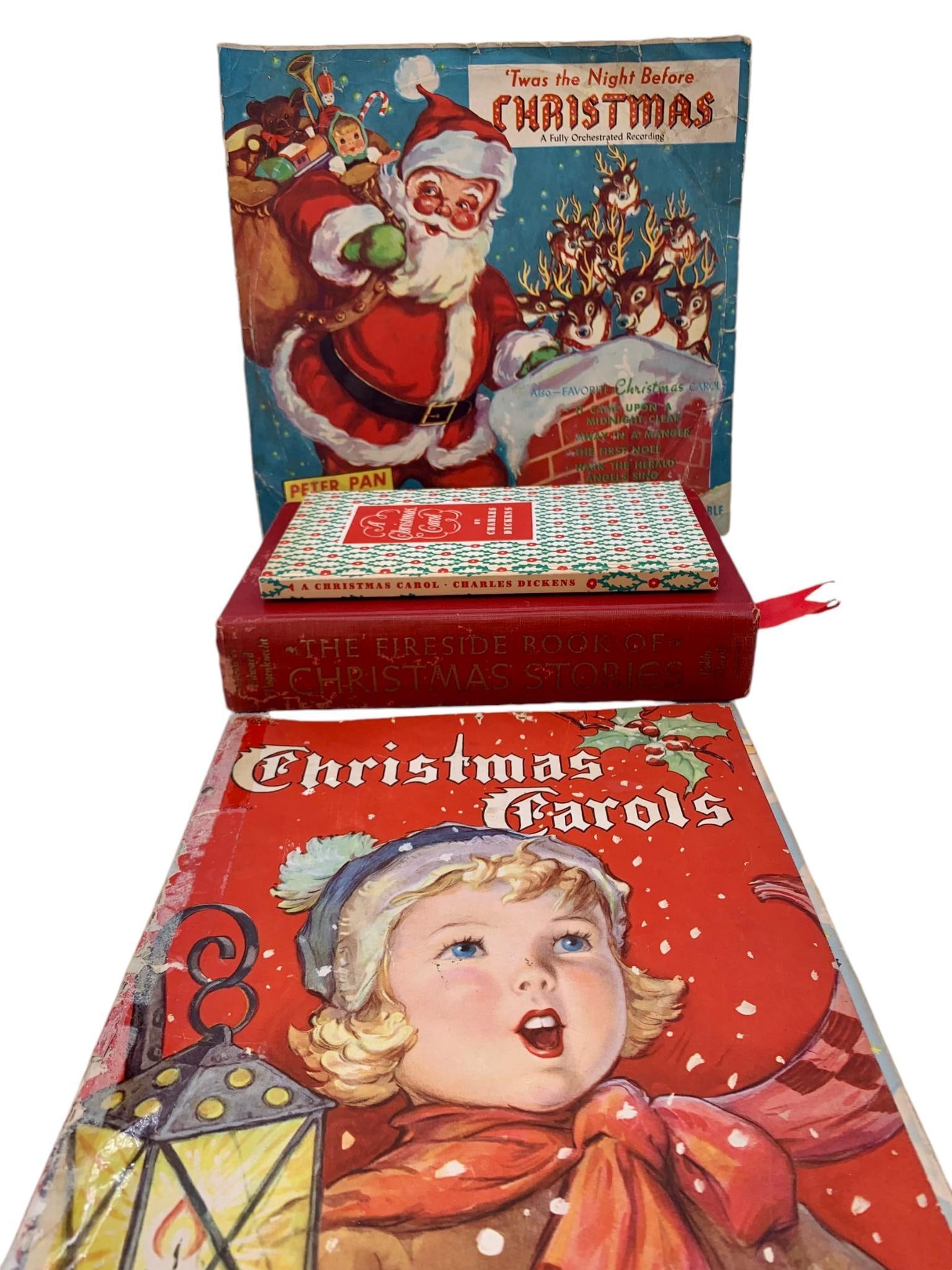 1950s Twas the Night Before Christmas Record, Christmas Carols, Dickens & Christmas Stories Book (1 of 20)