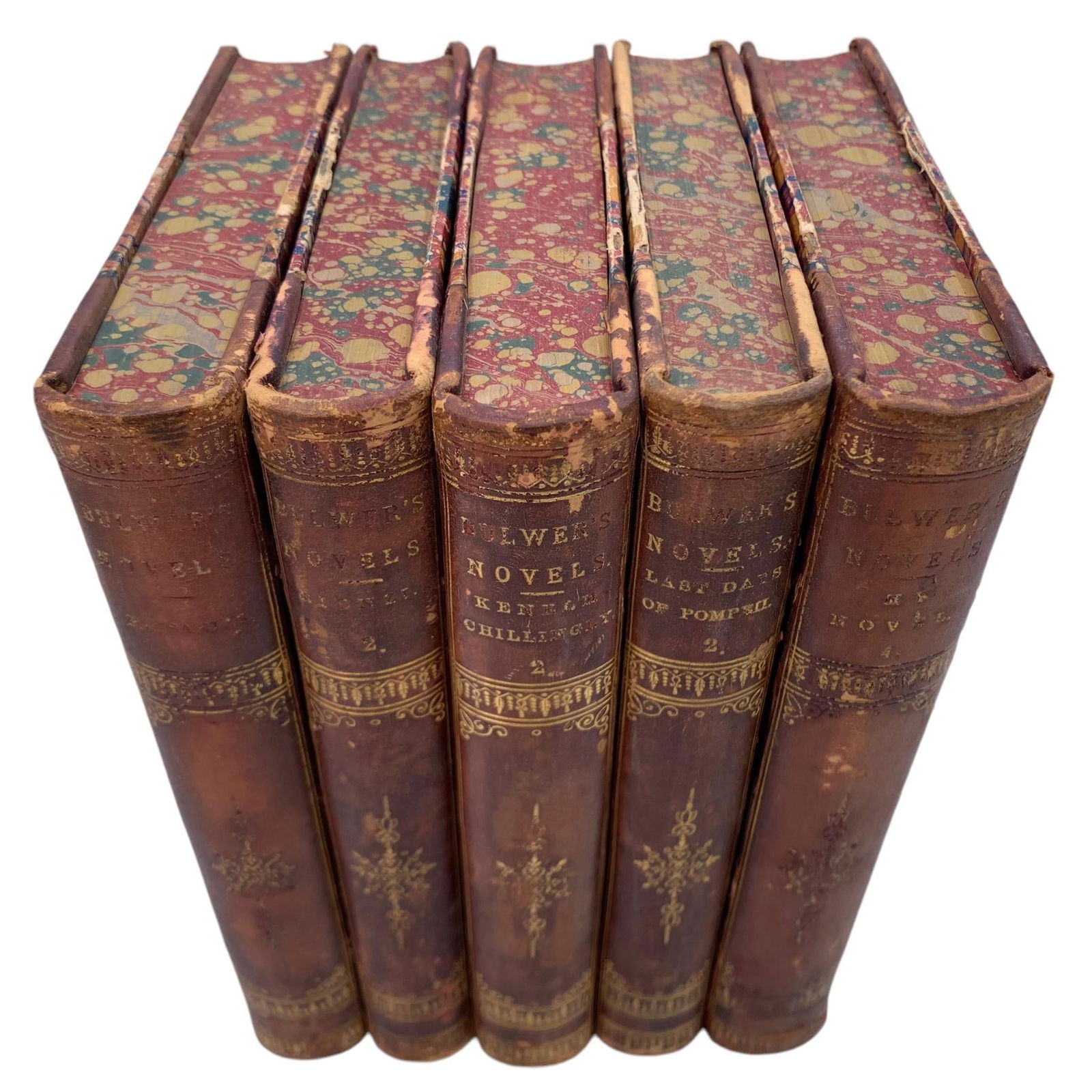 Five 1872-1879 Antique Hardback Novels by Sir Edward Bulwer Lytton (1 of 11)