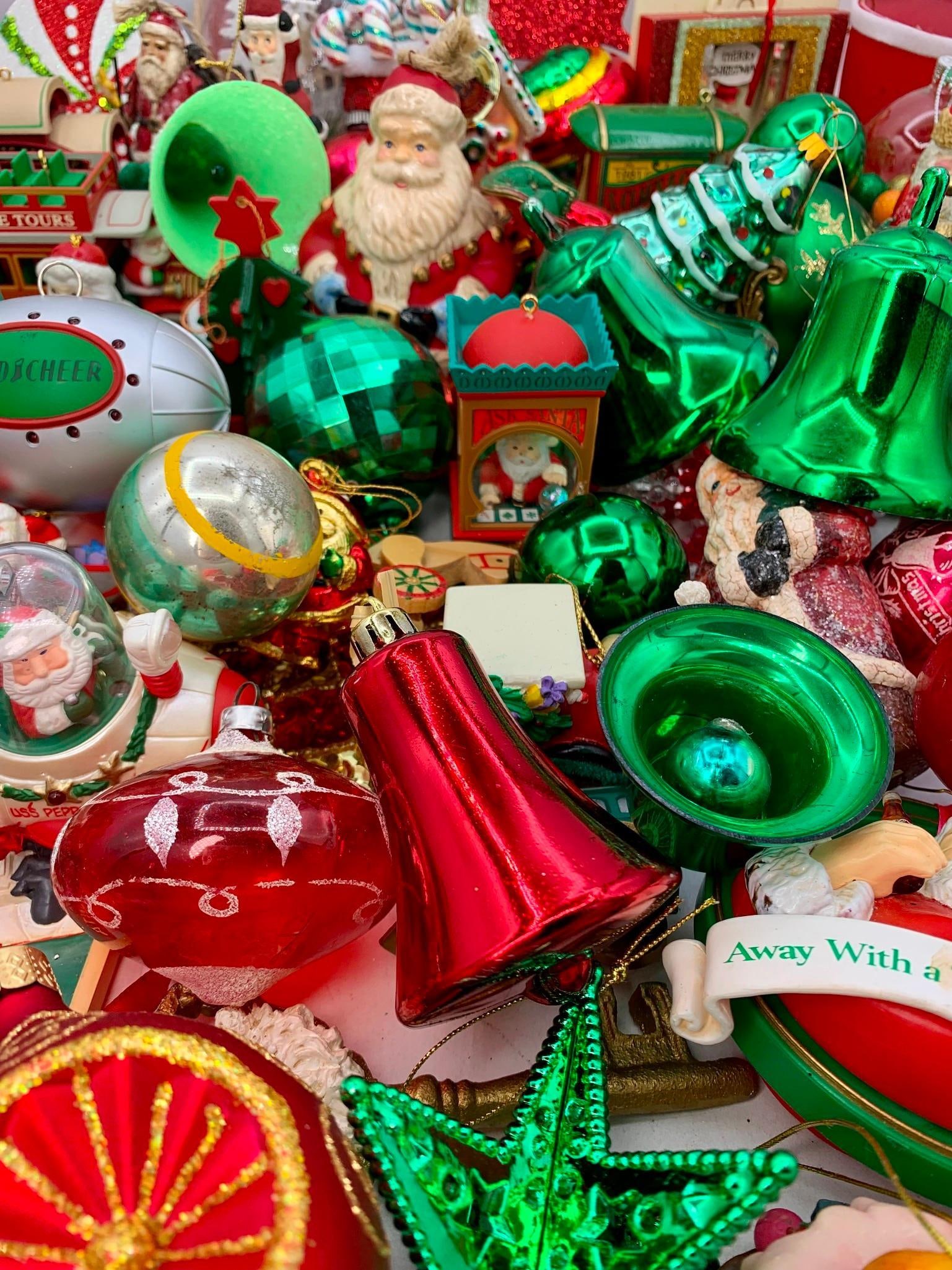 110 pc Vintage to Modern Red & Green Christmas Tree Ornament Collection (1 of 17)