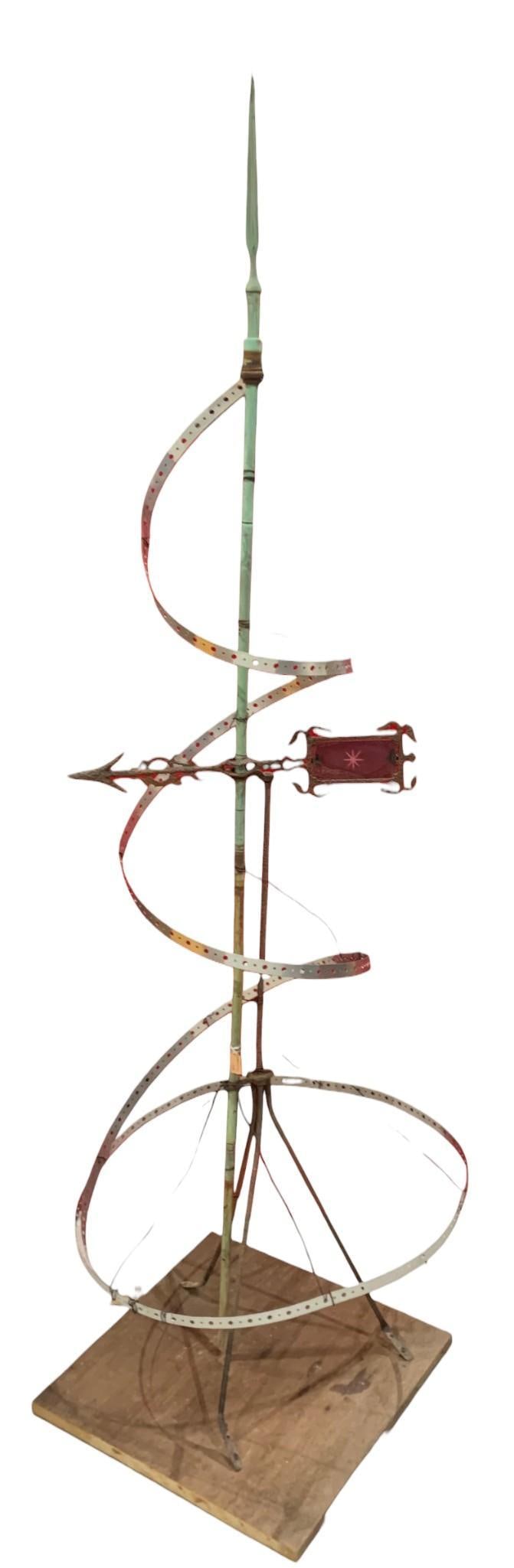 Antique Victorian Weathervane Folk Art, Steampunk, Christmas Tree Holiday Decoration (1 of 7)