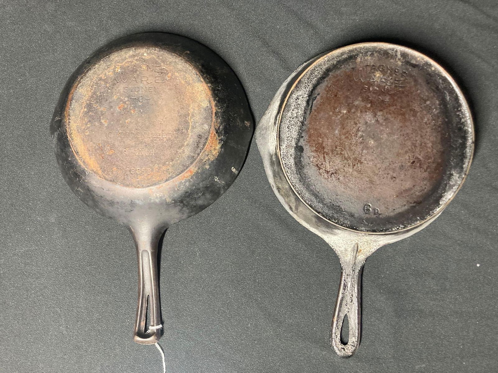 WAGNER WARE CAST IRON SKILLETS (1 of 5)