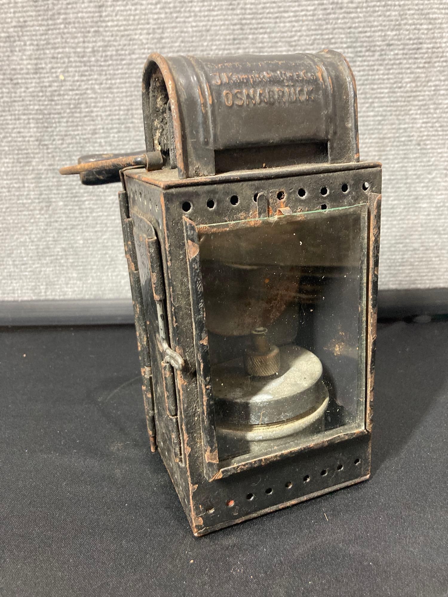 J. Kampshulte & Co Osnabruck German carbide lantern (1 of 5)
