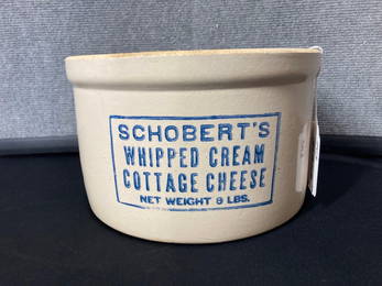 Schobert's Whipped Cream Cottage Cheese crock
