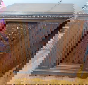 Early ornate Eveready Model 53 floor model stereo