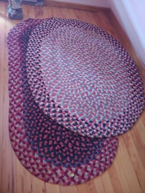 2- Braided rugs