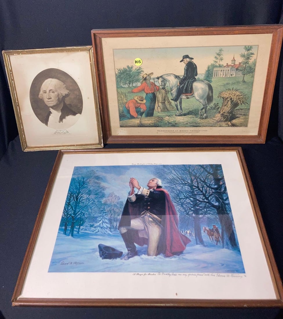 George Washington Framed Prints and Lithographs (1 of 13)