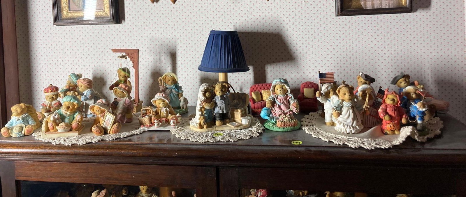 Great collection of Cherished Teddy figures: 1980s and newer