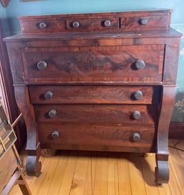 Hefty 7 Drawer Empire Style Chest