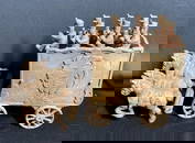Cast iron Horse drawn Circus wagon