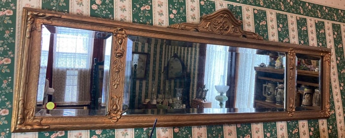 Gilded Rose Beveled Wall mirror