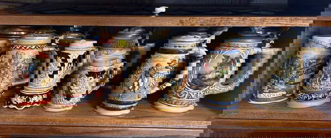 Beer steins and mugs