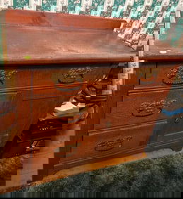 Victorian Oak Wash stand