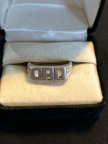Sterling Silver DAD ring