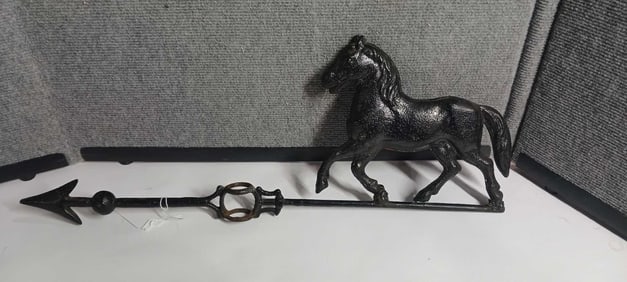 Primitive Horse Weathervane Topper