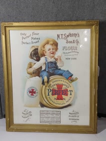 1901 NT Swezey's & Sons Flour Advertising Calendar Litho