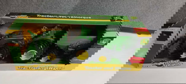 John Deere Tractor and Wagon