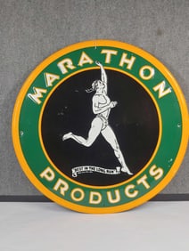 Marathon Products Embossed Sign