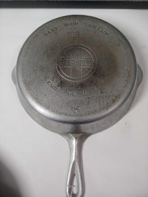 Griswold #9 Chrome Plated Skillet
