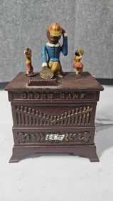 Cast Iron Organ Monkey Bank