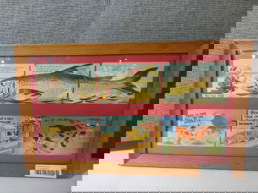 The Fish Story and Farming Comical Postcards