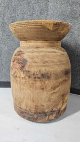 Hand Turned Wooden Vessel
