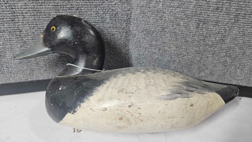 Bluebill Wooden Decoy