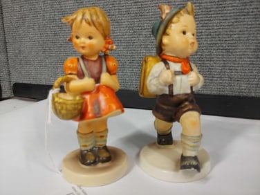 School Boy and Girl Goebel Hummels