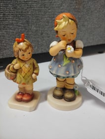 Daisies don't Tell and Girl with Basket Goebel Hummels