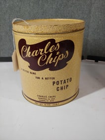 Charlies Chips Potato Chip Can