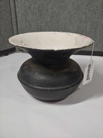 Porcelain over Cast Iron Spittoon