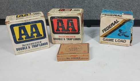 Winchester, Peters, and Federal VIntage Ammo Boxes