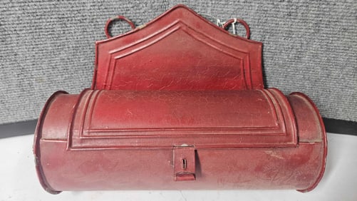 Punched Tin Toleware Tinder Box