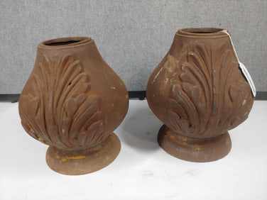 Ornate Cast Iron Finials