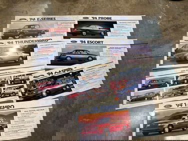 1990s Ford Vehicle Stat Posters