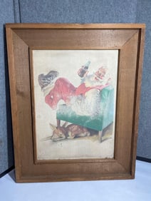 Canvas Coca Cola Santa Claus Print