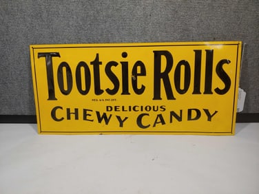 Tootsie Rolls Tin Sign