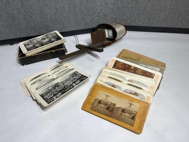 Stereo Viewer and Many early cards