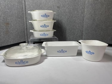 Corningware Blue Cornflower Casserole Dishes