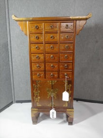 Asian Inspired Apothecary Cabinet