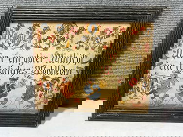 German Framed Fraktur
