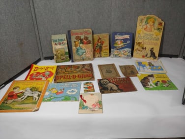 19th Century Children's Readers and 1892 Almanac
