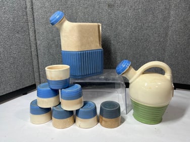 1940s Universal Pottery Beverage Set