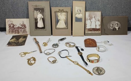 Pocket & Wrist Watches and Early Photos