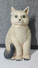 Cast Iron Sitting cat doorstop
