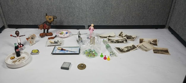 Marbles, Photos, Spark Plug Helicopter, Games Pieces and smalls